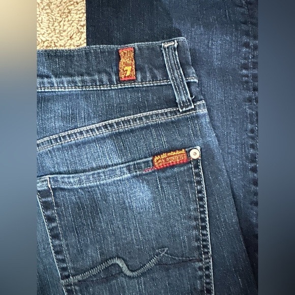 7 For All Mankind The Straight Luxe Performance sz 33x32 - Picture 12 of 12